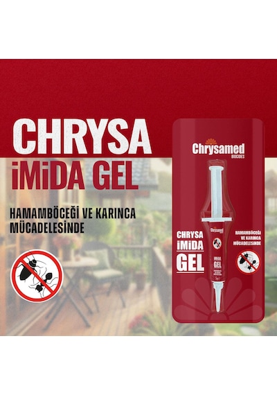 Chrysamed Chrysa İmida Gel 5 Gr. Hamam Böceği Ve Karınca Mücadelesinde Etkili