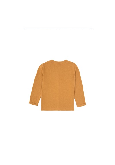 U.S. Polo Assn. Kız Çocuk Camel Düğmeli Bisiklet Yaka Triko Hırka 50316292-VR015