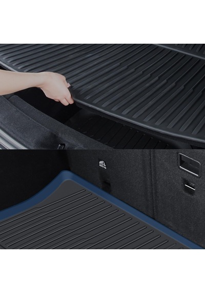 Tesla Model Y Juniper 2025+ Uyumlu Tpe 3d Bagaj Havuzu Seti - Kokusuz Ve Tam Uyumlu Standart