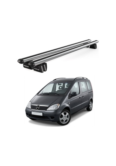 Pençe Mercedes-benz Vaneo Ara Atkı W414 2002-2005 Uyumlu Gri Ara Atkı Port Bagaj Tavan Barı