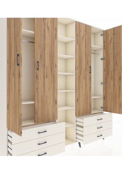 Arges Dolap 13 Raflı 6 Çekmeceli 2 Askılı 220x30x243 Aytaşı-çam/aytaşı Atlas Çam/aytası Arges Dolap 13 Raflı 6 Çekmeceli 2 Askılı 220x30x243 Aytaşı-çam/aytaşı Atlas Çam/aytası