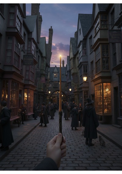 Harry Potter Ikonik Büyücü Asası - Ağaç Dokulu Özel Seri Doğa Dostu Pla 3d 30 CM