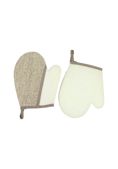 Lifli Eldiven Kese 18 Cm X 22 Cm Açık Gri
