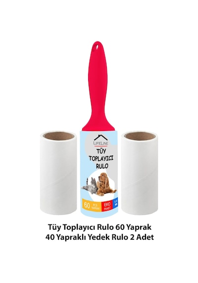 Life Line Tüy Toplayıcı Rulo + 2 Adet Yedek Rulo