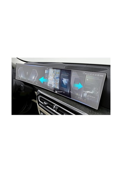 Bmw İ4 M50 Uyumlu Araç Ekran Koruyucu Şeffaf Nano Tam Kaplama Tek Parça 9h Kırılmaz