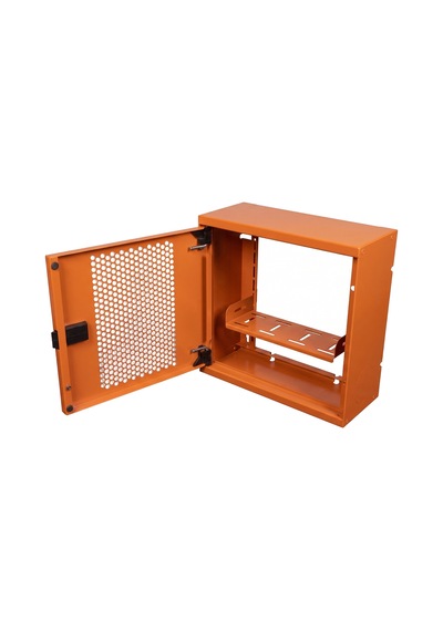 Alfafonet Wifi Box 280 Duvar Tipi Modem Ve Wifi Kutusu 280x120x280 Mm Turuncu Perfore Metal Kapak Montajlı