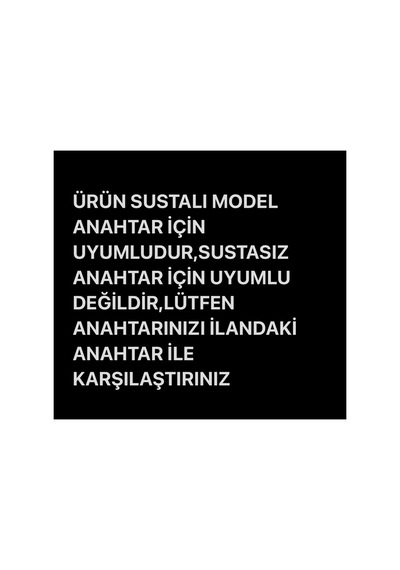 Peugeot 208 301 307 308 508 2008 3008 Partner Van Anahtar Kılıfı Anahtarlı Model Siyah/gold