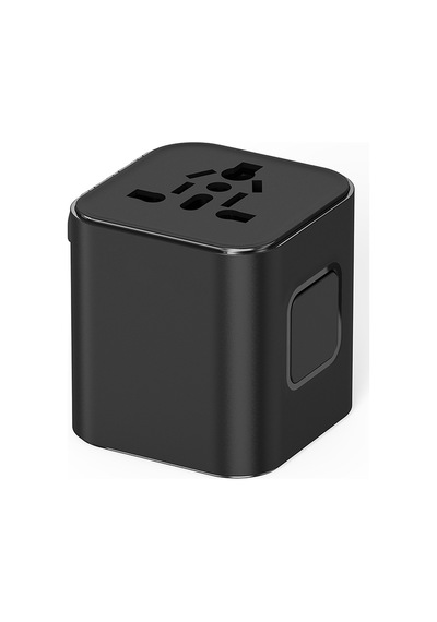 Wiwu Wi-ua005 Çoklu Universal Tr/us/uk/aus/eu Uyumlu Seyahat Şarj Adaptörü 2500w Siyah