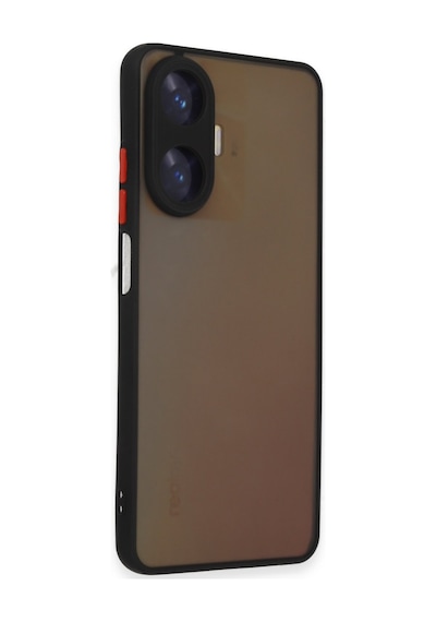 Realme C55 Kılıf Montreal Silikon Kapak - Siyah