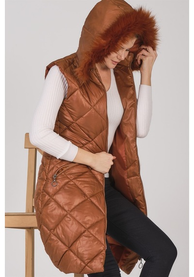 Z6717 Dewberry Bayan Yelek-taba Taba