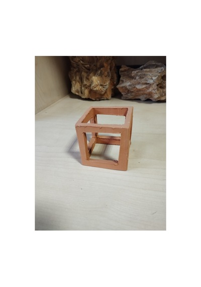 Mini Kare Karides Küpü L 5x5x5h No:59