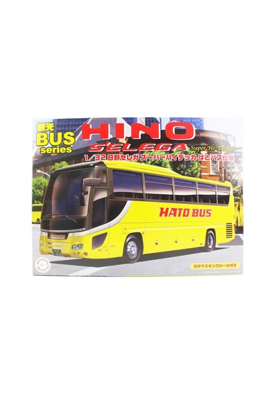 Fujimi Bus-2 01111 1/32 Ölçek, Hino S Elega Super Hi Decker Hato Bus Type, Otobüs Plastik Model Kiti