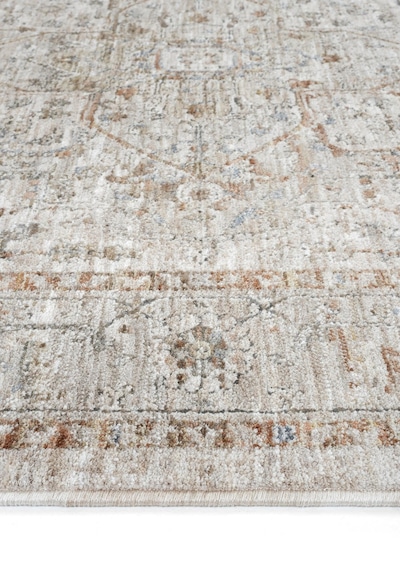 Cool Halı Prime Bej Modern Vintage Eskitme Etnik Desen Otantik Halı Klasik Salon Oturma Odası Halısı