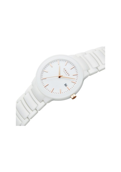 Obaku Denmark V280ldwwcw Quartz Seramik Beyaz Kadran 38 Mm Kadın Kol Saati Beyaz