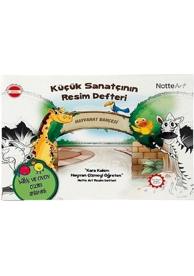 Notte Karton Kap.dikişli Resim Defteri 40 Yaprak Kopan 21x30