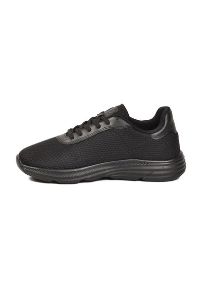 Walkway Siyah Fileli Hafif Esnek Unisex Spor Ayakkabı 26102 M