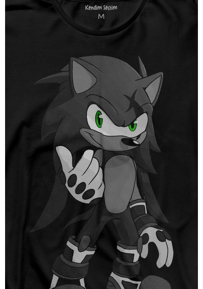 Sonic Boom Hedgehog Uzun Kollu Tişört Baskılı T-shirt 001