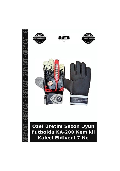Özel Üretim Sezon Oyun Futbolda Ka-200 Kemikli Kaleci Eldiveni 7 No Çok Renkli