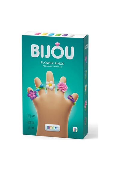 Hey Clay Yaratıcı Kil Seti - Flower Rings