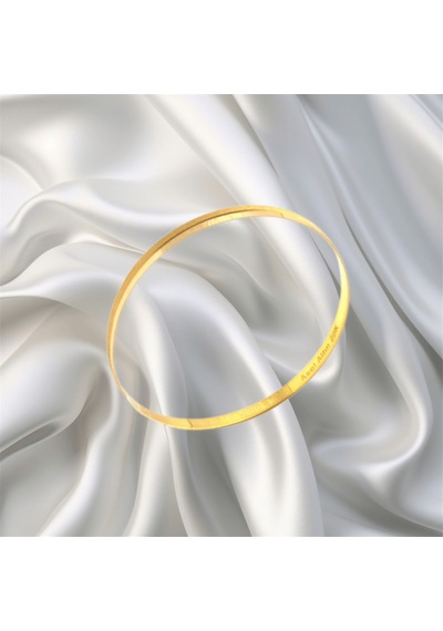 Leva Gold 22 Ayar Yarı Simli Kibrit Çöpü Bilezik