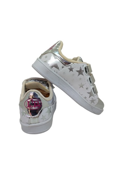 Le Petit 610 Patik Cırtlı Numara 29 Çocuk Sneaker Ayakkabı Beyaz - Gümüş