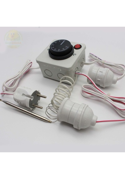 Termostat Kontrollü Düğmeli Yanan 1 Lamba 1 Sarkan Duyu Çıkışlı