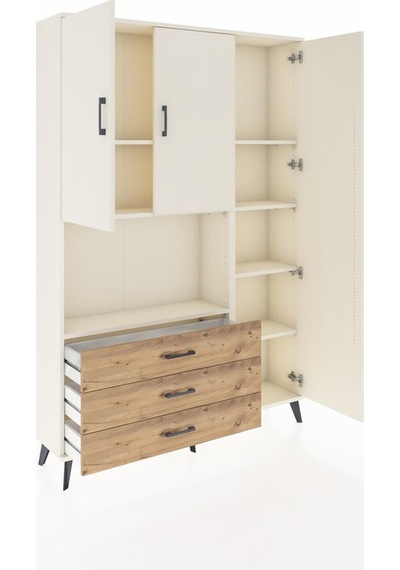 Arges Dolap 7 Raflı 3 Çekmeceli 3 Kapaklı 132x30x195 Aytaşı-aytaşı/çam Aytası/atlas Çam Arges Dolap 7 Raflı 3 Çekmeceli 3 Kapaklı 132x30x195 Aytaşı-aytaşı/çam Aytası/atlas Çam