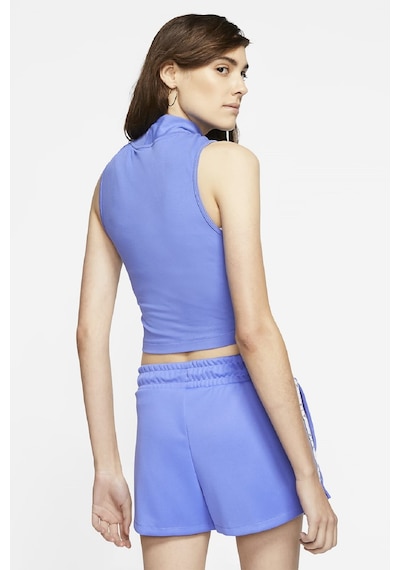 Nike Women's Mock Tank Boğazlı Yaka Mor Atlet Mor
