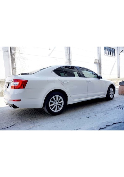 Skoda Octavia 3 Makyajlı Rs Marşpiyel Seti Mat Siyah 2017 -2020
