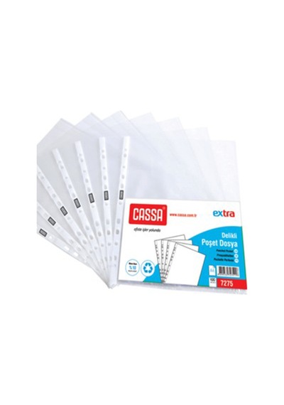 Extra Şeffaf Poşet Dosya 100 Lü 1 Paket 100