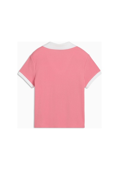 Puma Wardrobe Essentials Kadın Pembe Polo Tişört 635395-25