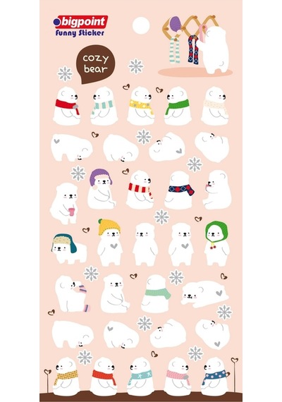 Bigpoint Sticker Kutup Ayıları X 15 Adet