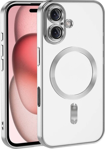 Apple iPhone Uyumlu 17 Kross Magneticsafe Kapak - Gümüş Bzsxx00 1