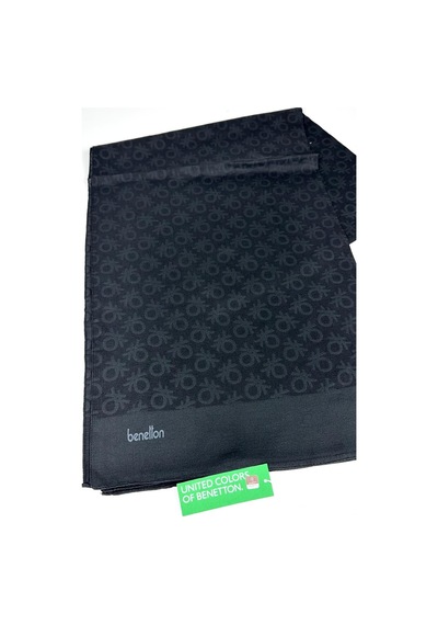 Benetton Elegante Uno Şal 1023 Siyah