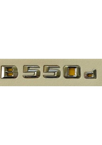 Mercedes Uyumlu Yazı B 550d Krom