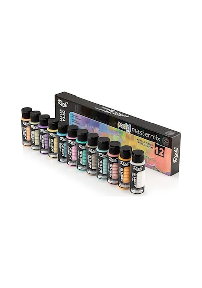Rich Mastermix Akrilik Boya Pastel Renkler 12X60Cc