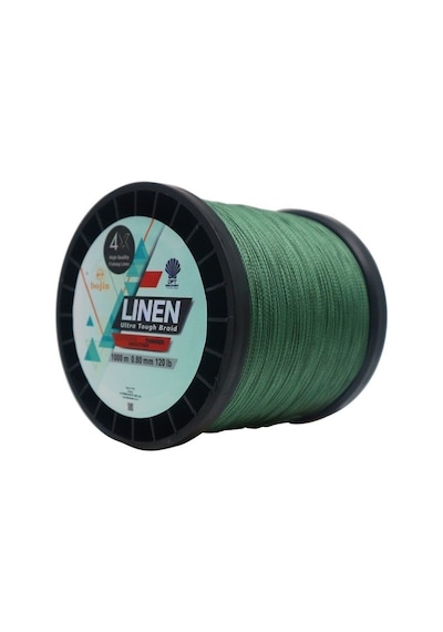 DFT Bojin 4X Linen İp Misina 0.80 mm  1000m  Yeşil