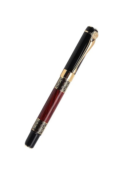 İsme Kişiye Özel Gold İşlemeli Desenli Roller Kalem