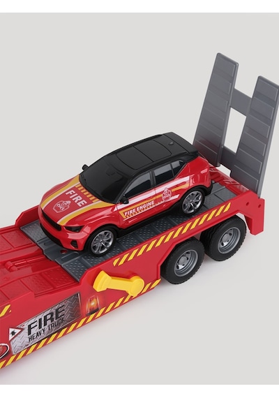 Let's Be Child Drive Sesli Ve Işıklı Büyük İtfaiye Tırı - Standart Çok Renkli