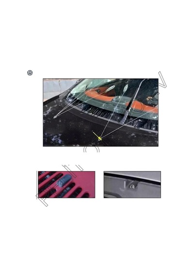 Seat Cordoba Ön Cam Su Fiskiye Memesi Püskürtmeli 191955985a 1993-1999 3616