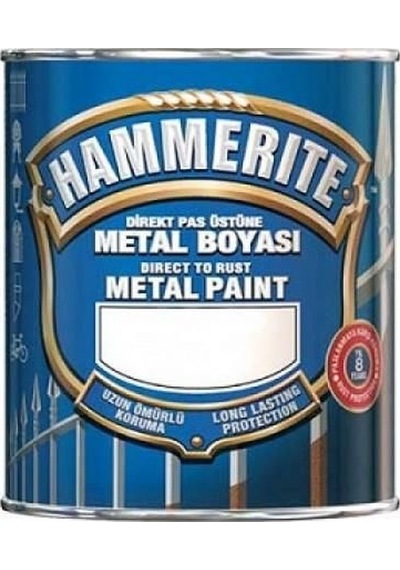 Hammerite Pürüzsüz Metal Boyası Gri - 0.75lt