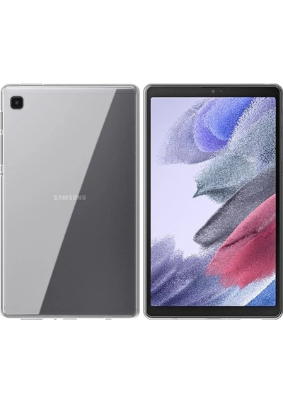Samsung Galaxy Tab A7 Lite T220 - T225 Uyumlu Şeffaf Transparan Yumuşak Silikon Tablet Kılıfı Kılıf