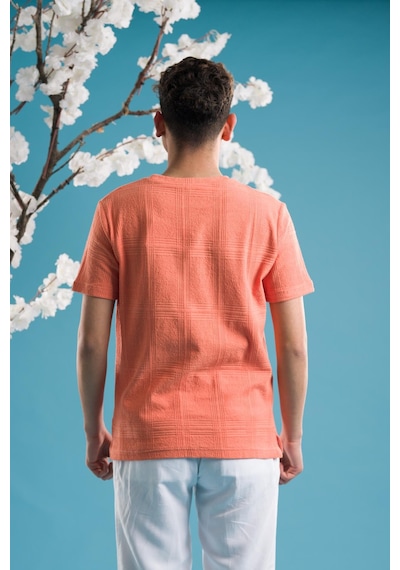 Slimfit Pamuklu Bisiklet Yaka Likralı Kısa Kol Erkek Triko Yazlık T-shirt 001 Slimfit Pamuklu Bisiklet Yaka Likralı Kısa Kol Erkek Triko Yazlık T-shirt 001