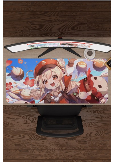 Klee Genshin Impact Anime Gacha V3 - 90x40 Xxl Gaming Mouse Pad Fare Altlığı
