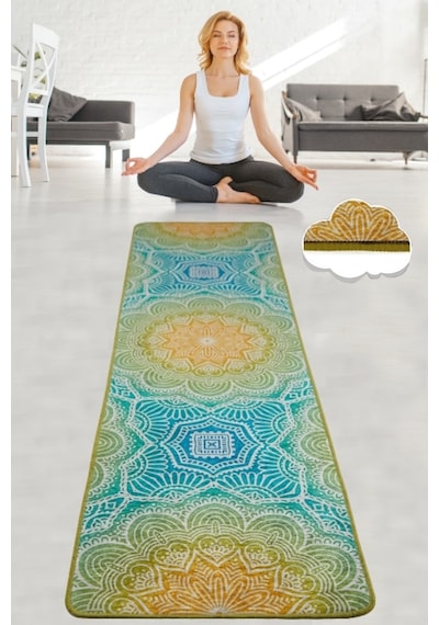 Pozıtıf 60X200 Cm Yoga,Spor,Fitness,Pilates Halısı Yoga Matı