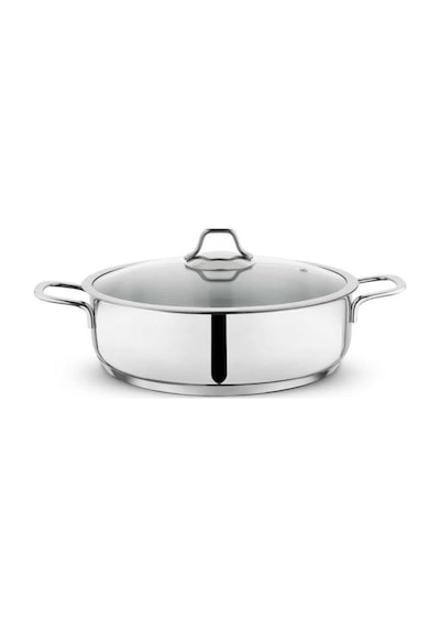 Schafer Held 28 Cm Basık Çelik Tencere Inox