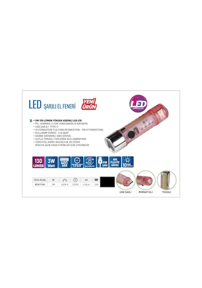 Çakarlı Ledli Şarjlı 9 Uv Işıklı Sos Acil Durum Anahtarlık Mini El Feneri 130 Lümen 3w 47740 Şeffaf Çakarlı Ledli Şarjlı 9 Uv Işıklı Sos Acil Durum Anahtarlık Mini El Feneri 130 Lümen 3w 47740 Şeffaf