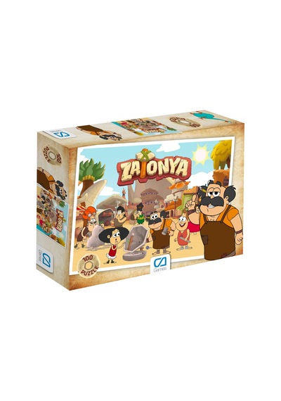 Zatonya Lisanslı Kutulu 100 parça Puzzle/Yapboz