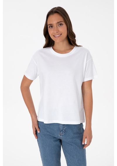 U.s. Polo Assn. Kadın Beyaz Tişört 50320031-vr013 Beyaz