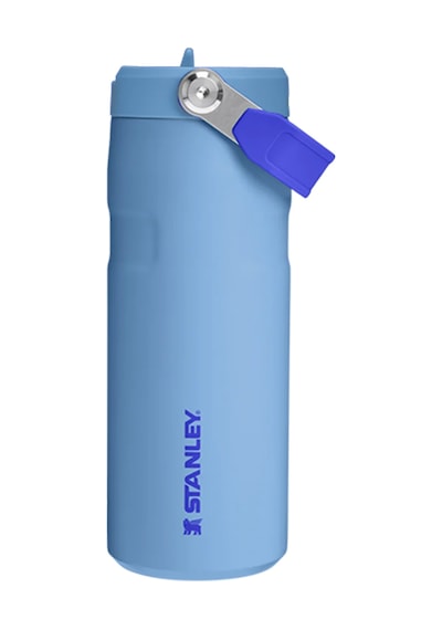 Stanley The IceFlow Flip Straw 2.0 Pipetli Termos Bardak 0,47 LT  Blue Sky